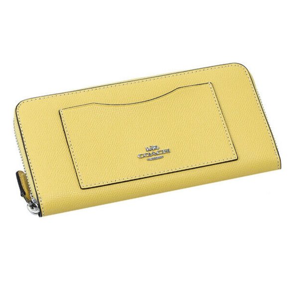 Coach Handbags - Coach Sunflower Zip Wallet Accordion Crossgrain #2
